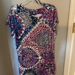 Bright and fun dress or long shirt